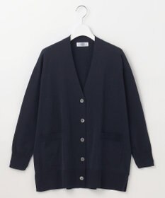 J.PRESS LADIES L 【洗える】 Co/Peライト Vネック カーディガン