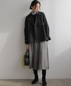組曲 S タイプライターショート トレンチコート