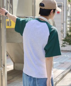 WEGO 【ユニセックス着用ITEM/MLサイズ展開】ワッフルラグランT（SS）