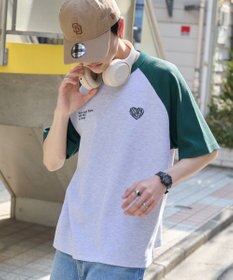 WEGO 【ユニセックス着用ITEM/MLサイズ展開】ワッフルラグランT（SS）