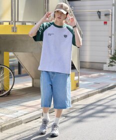 WEGO 【ユニセックス着用ITEM/MLサイズ展開】ワッフルラグランT（SS）