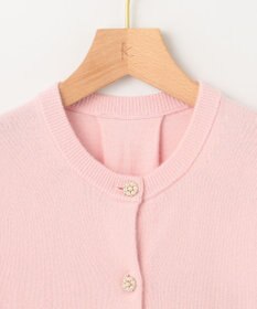 組曲 L 【アンサンブル対応可】ピュアカシミヤ ビジューカーディガン