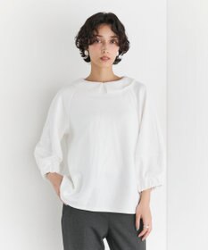 #Newans 【セレモニーにも/洗濯機可】ランタンスリーブブラウス