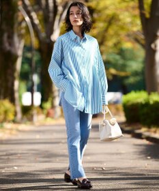 UNFILO 【洗える】イージーケア オーバーシャツ