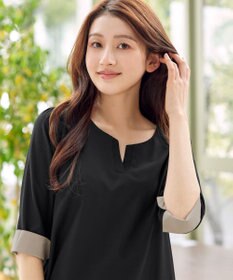 Tiaclasse L 【新色追加】バイカラーチュニック