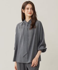 自由区 【セットアップ対応・洗える】ハイツイストビエラボウタイ ブラウス