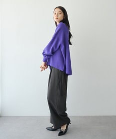 YECCA VECCA Vネック配色デザインニット