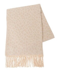 Green Parks レオパードジャガードストール