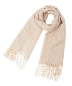 Green Parks レオパードジャガードストール