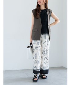 Te chichi ティアードチュールプリーツブラウス