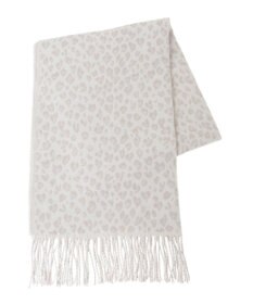 Green Parks レオパードジャガードストール