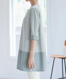 Tiaclasse L 【新色追加】バイカラーチュニック