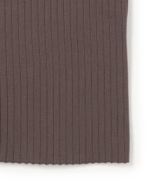 23区 【先行予約】ワイドリブ ポロニット カーディガン