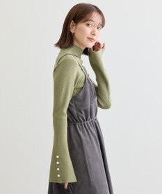 Green Parks ・ＳＵＧＡＲ　ＳＰＯＯＮ　スエードポンチキャミワンピ