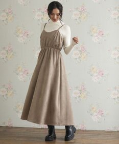 Green Parks ・ＳＵＧＡＲ　ＳＰＯＯＮ　スエードポンチキャミワンピ