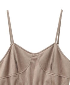 Green Parks ・ＳＵＧＡＲ　ＳＰＯＯＮ　スエードポンチキャミワンピ