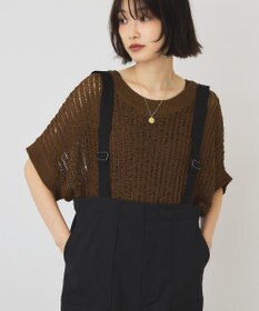 AMERICAN HOLIC 透かし畦ルーズニット