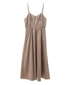 Green Parks ・ＳＵＧＡＲ　ＳＰＯＯＮ　スエードポンチキャミワンピ