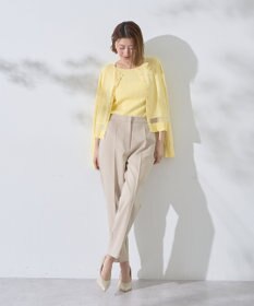 YECCA VECCA ストレッチピンタックパンツ