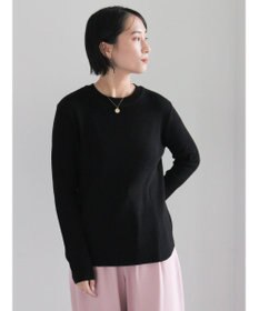 Te chichi チャーム付きワッフルニットプルオーバー