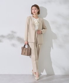 YECCA VECCA ストレッチピンタックパンツ