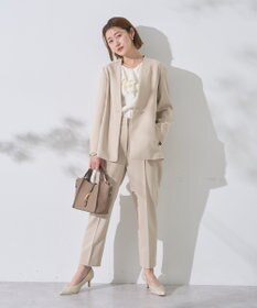 YECCA VECCA ストレッチピンタックパンツ