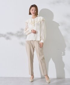 YECCA VECCA ストレッチピンタックパンツ