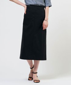 J.PRESS LADIES S 【人気素材】セルロースリネンストレッチ ナロー スカート