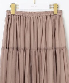 ANY SIS 【洗える】シアーワッシャーティアード スカート