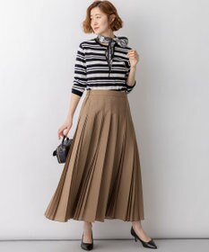 23区 【先行予約】グロッシープリーツ ロングスカート