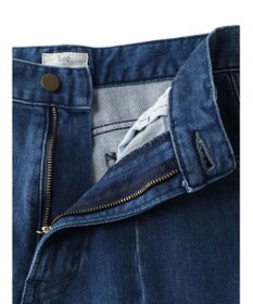 earth music&ecology Ｌｅｅ×ｅ．ｍ．ａ．ｅ．スリットフレアデニムパンツ