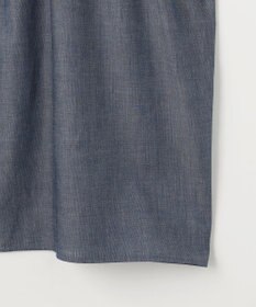 J.PRESS LADIES シアーデニム フレンチスリーブ ブラウス