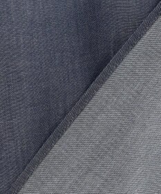 J.PRESS LADIES シアーデニム フレンチスリーブ ブラウス