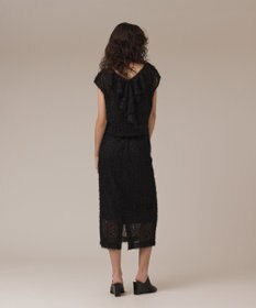 GRACE CONTINENTAL バックフレアチュールトップ