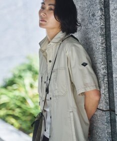 JOSEPH ABBOUD MOUNTAIN 【軽量/ECO撥水/ストレッチ/男女兼用】ライトワッシャー アウトドア 半袖 シャツ