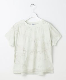 J.PRESS LADIES 【一枚で着映え】シアーエンブロイダリー カットソー