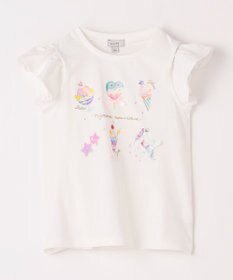 ANY KIDS スイーツ オン・オフショルダー Tシャツ