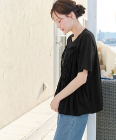 Tiaclasse シャーリングカットソートップス