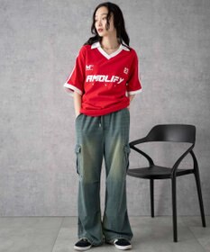 WEGO デニムパラシュートカーゴパンツ