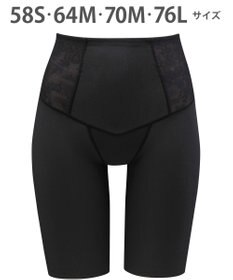 WACOAL ガードル 【肌リフト】 下半身のたるみをリフトアップ スリムなシルエット ロング丈 一枚ばき可能 Qサイズまで対応 大きいサイズ レディース GRC424 /ワコール