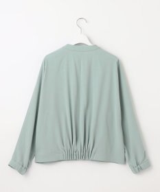 自由区 【セットアップ対応・洗える】トリアセジョーゼット ブルゾン