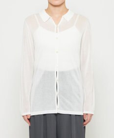 uncrave シアーコットン ポロニット