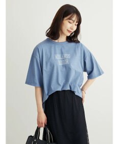 Green Parks ５分袖ピグメントロゴプルオーバー