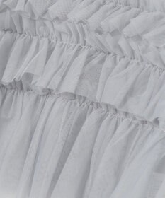 ANY SIS 【Lily Calin】チュールフリルトップス×ドレスセット