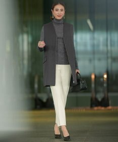 ICB 【洗える・リバーシブル着用可】T/Wツイルキルト リバーシブル パディング ジレ