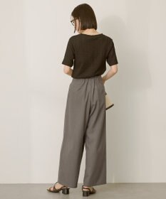 AMERICAN HOLIC タック　ラップワイドパンツ