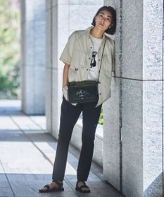 JOSEPH ABBOUD MOUNTAIN 【軽量/ECO撥水/ストレッチ/男女兼用】ライトワッシャー アウトドア 半袖 シャツ