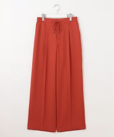 自由区 【洗える】ツイステッドダブルクロスワイドストレート パンツ