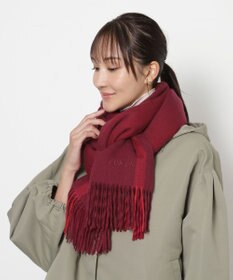 MOONBAT FURLA(フルラ）ウール100％ オンブレー カラーブロック ストール