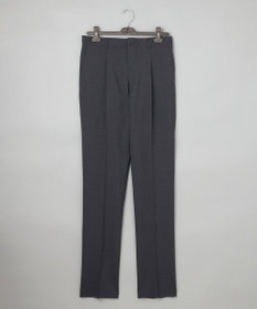 GOTAIRIKU ロングセラー【洗える/折り目加工/シワになりにくい/ウエストアジャスター】ウォッシャブル サマーウール100％パンツ_定番色(1タック)25年モデル